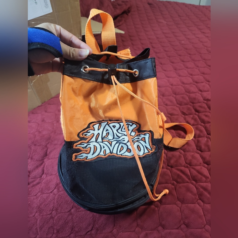 Harley davidson Rare find bucket style medium size backpack